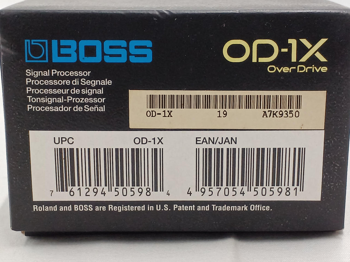 BOSS Effector OD-1X - Banzai Thrifting | BanzaiHobby
