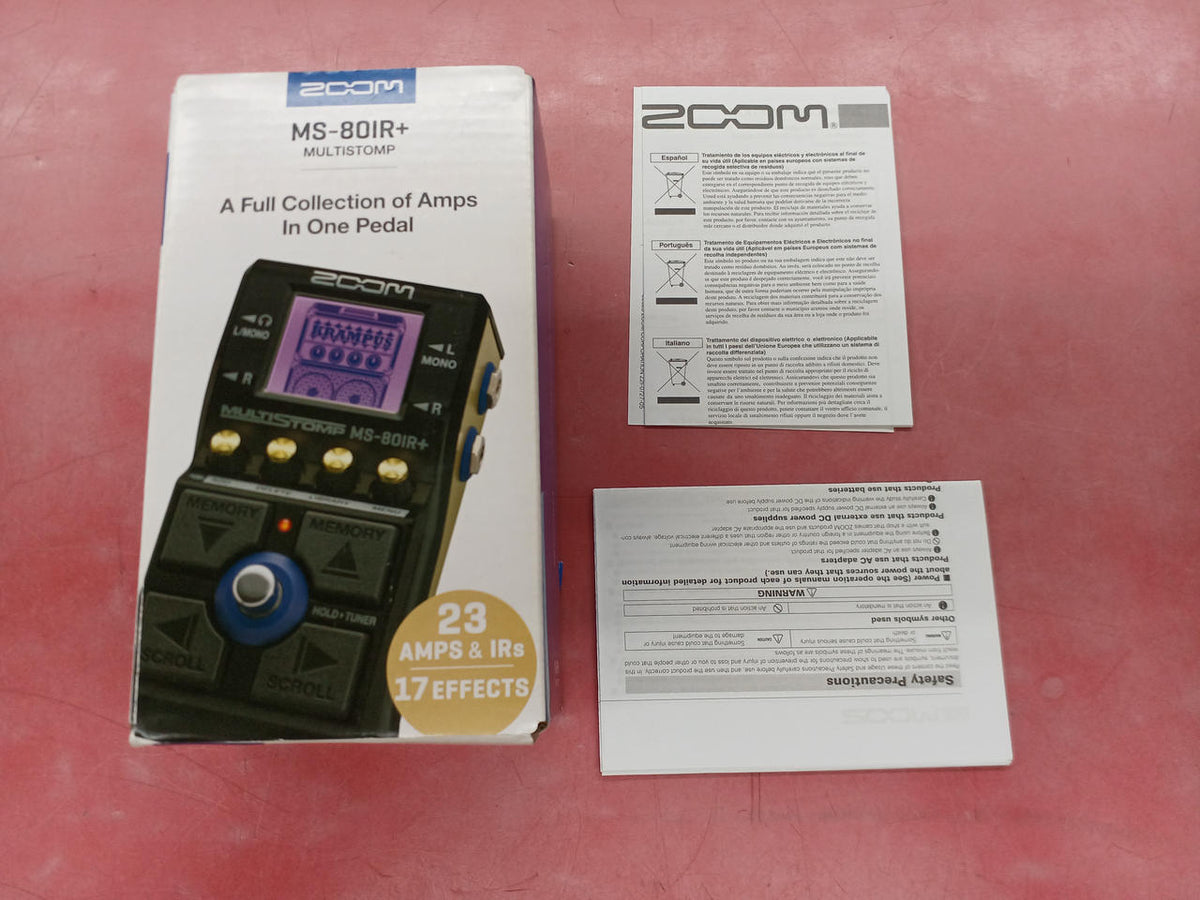 ZOOM Effects pedal: MS-80IR+ - Banzai Thrifting | BanzaiHobby
