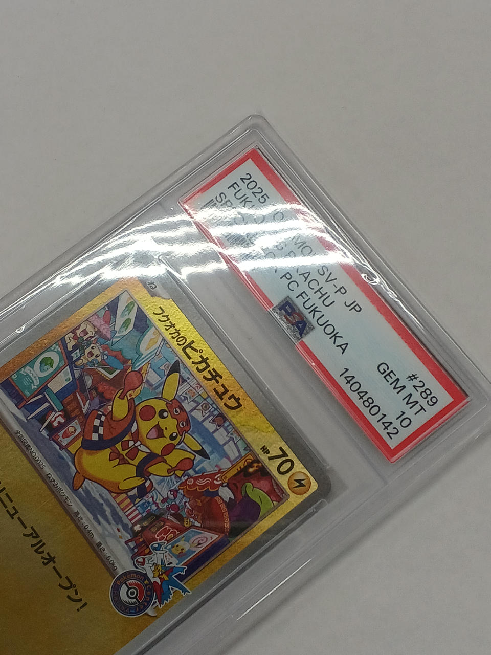 Pokémon Fukuoka's Pikachu PSA10 289/SV/P Promo Card - Banzai Thrifting | BanzaiHobby