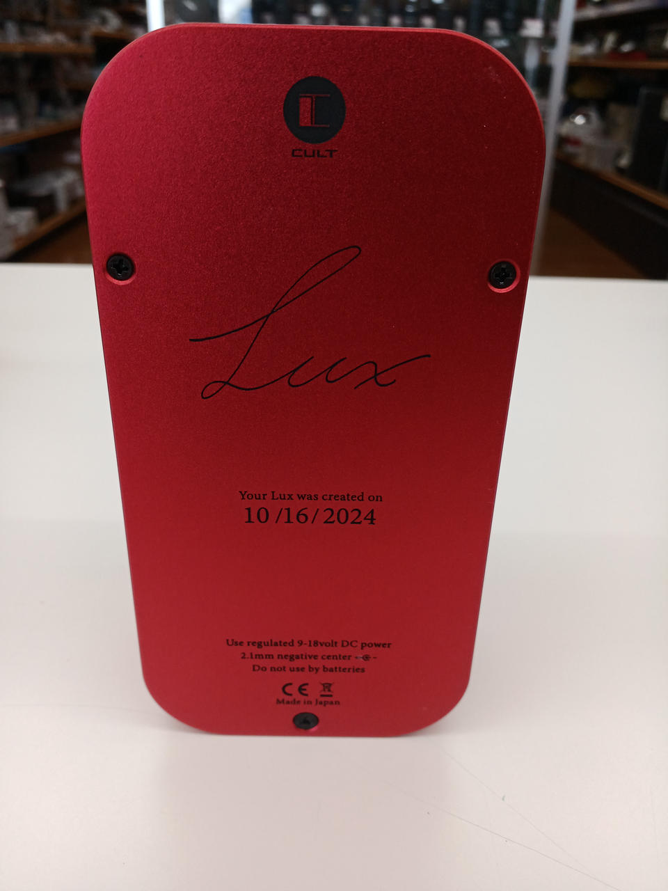 CULT Effects pedal: LUX RED - Banzai Thrifting | BanzaiHobby