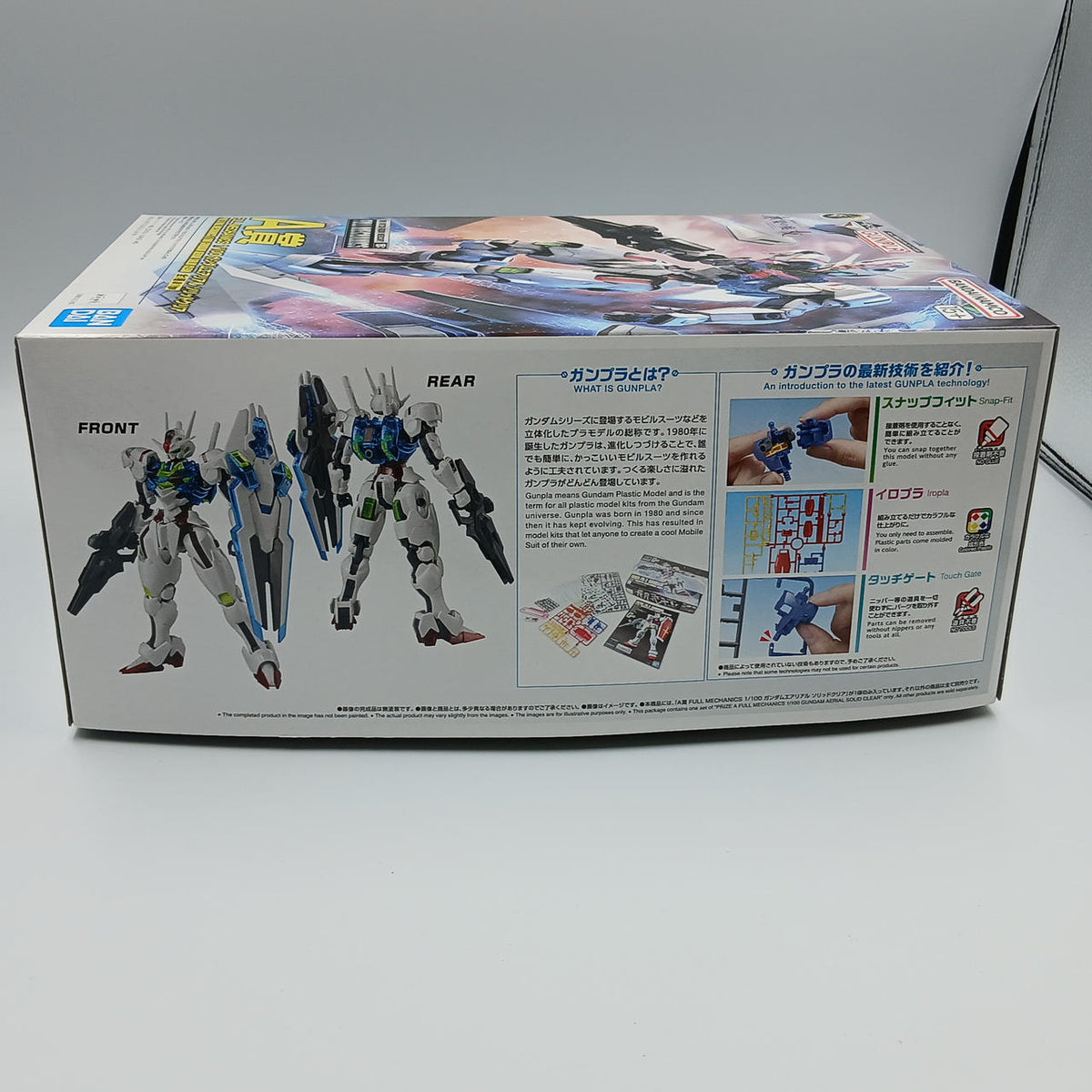 Ichiban Kuji (BANPRESTO) Prize A 1/100 Gundam Aerial Solid Clear XVX-016 - Banzai Thrifting | BanzaiHobby