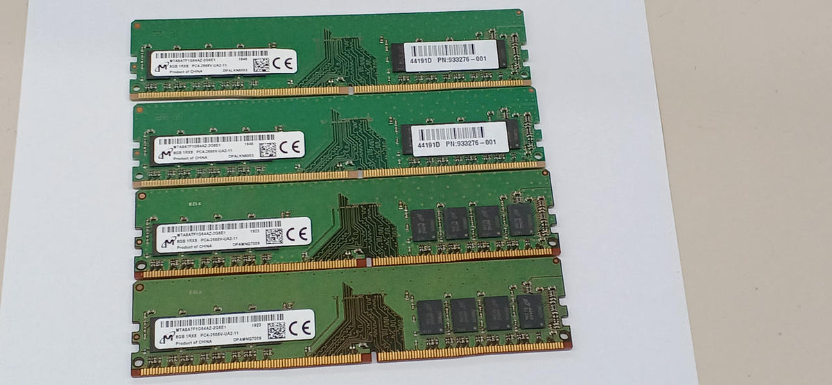 MICRON DDR4-2666 8GB 4 chips MTA8ATF1G64AZ-2G6E1 - Banzai Thrifting | BanzaiHobby