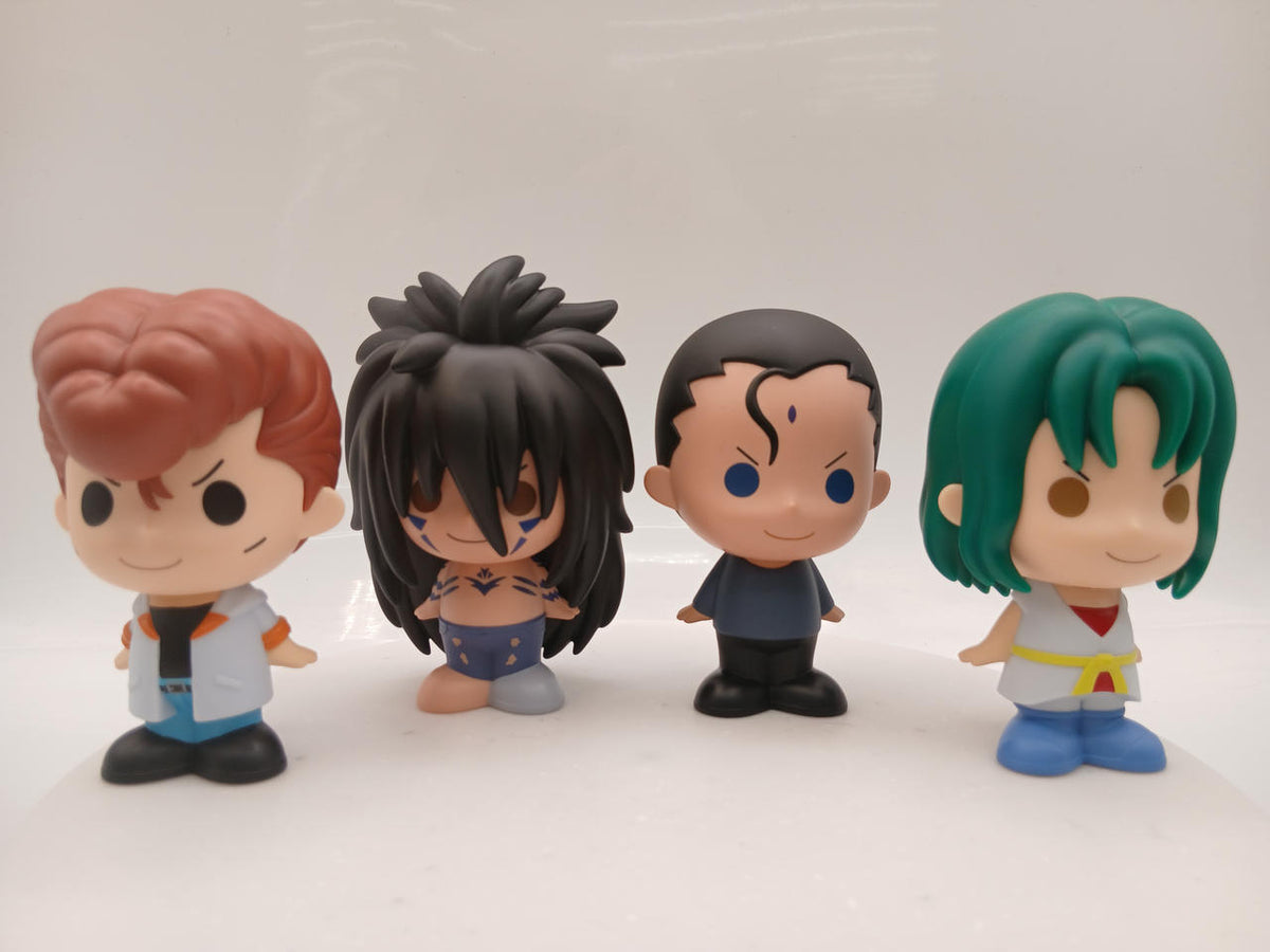 BANDAI Ichiban Kuji Yu Yu Hakusho Gate of the Demon World Arc G Prize SOFVIC Chu Complete 4-Type Set - Banzai Thrifting | BanzaiHobby
