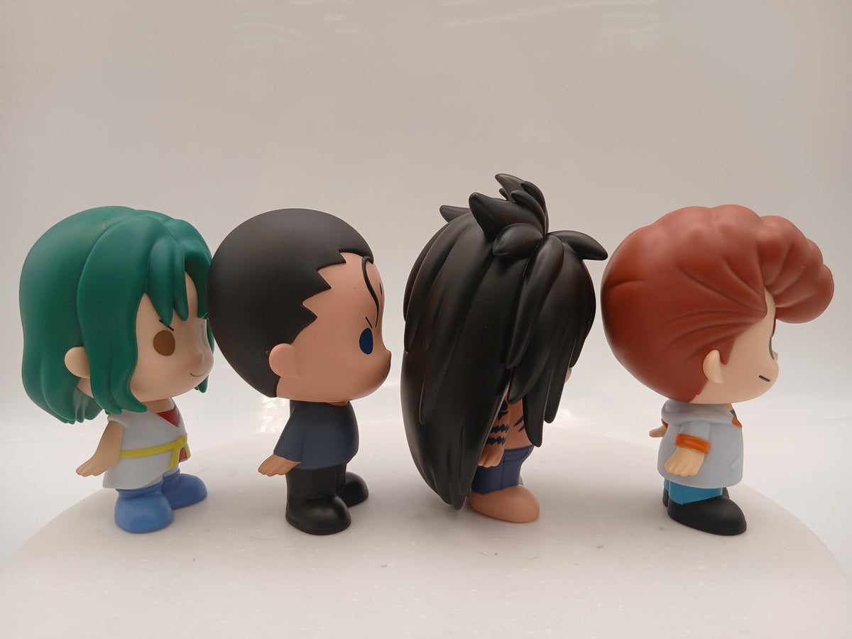 BANDAI Ichiban Kuji Yu Yu Hakusho Gate of the Demon World Arc G Prize SOFVIC Chu Complete 4-Type Set - Banzai Thrifting | BanzaiHobby