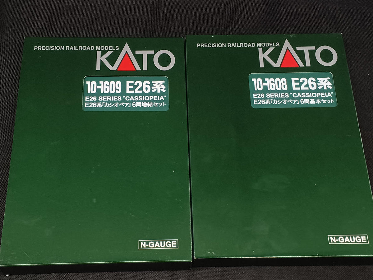 KATO E26 Series Cassiopeia 10-1608/1609 - Banzai Thrifting | BanzaiHobby
