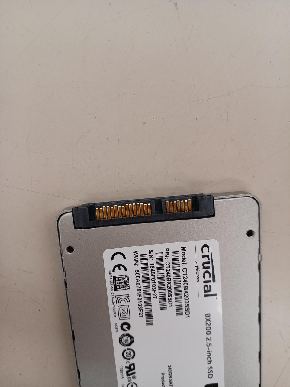 CRUCIAL 240GB　SSD CT240BX200SSD - Banzai Thrifting | BanzaiHobby