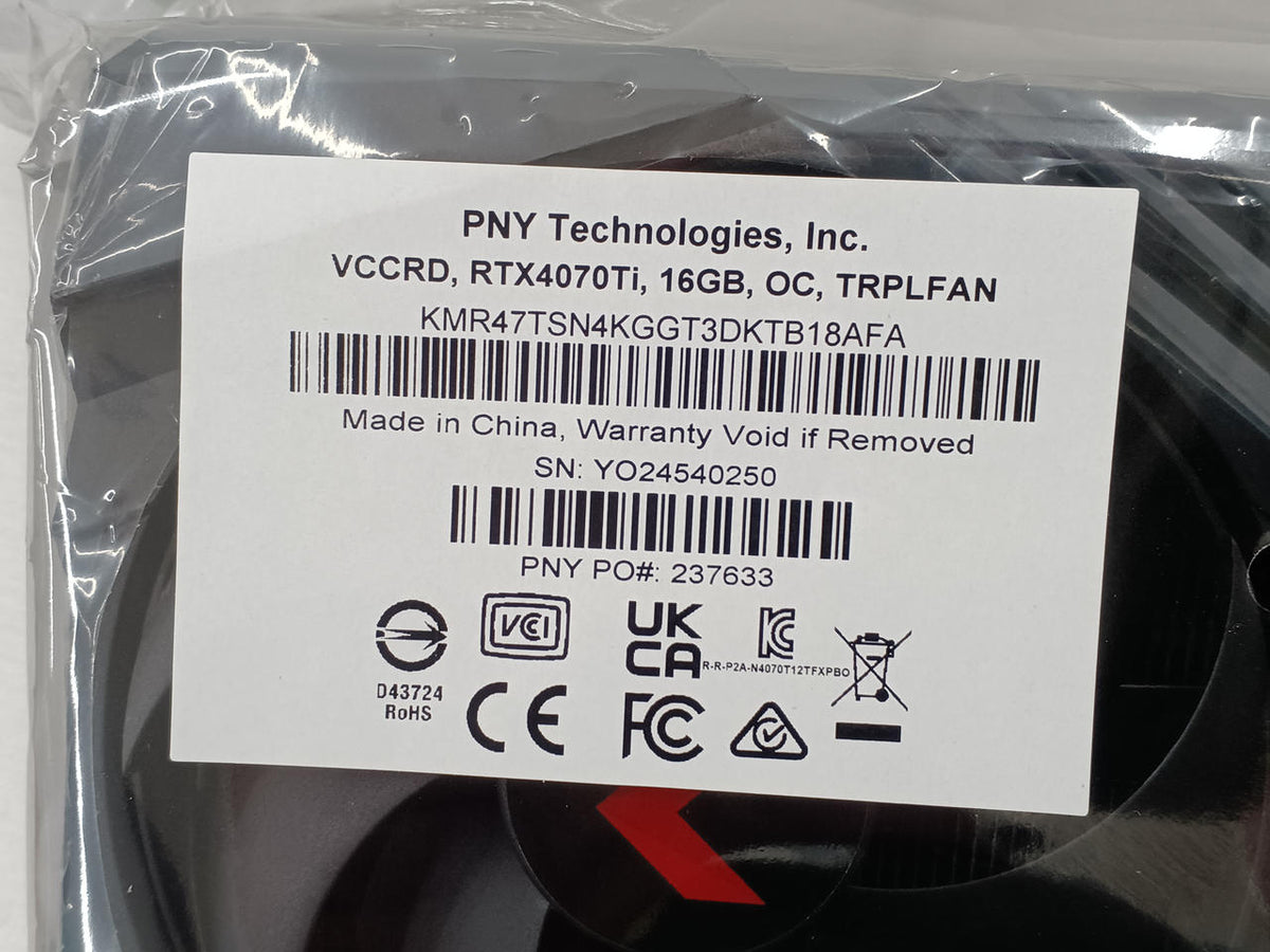 PNY Graphics Board: GEFORCE RTX 4070TI SUPER - Banzai Thrifting | BanzaiHobby