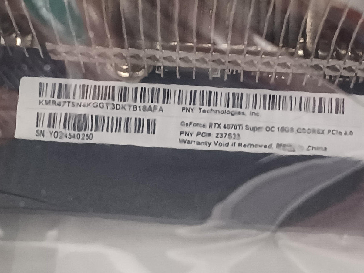 PNY Graphics Board: GEFORCE RTX 4070TI SUPER - Banzai Thrifting | BanzaiHobby