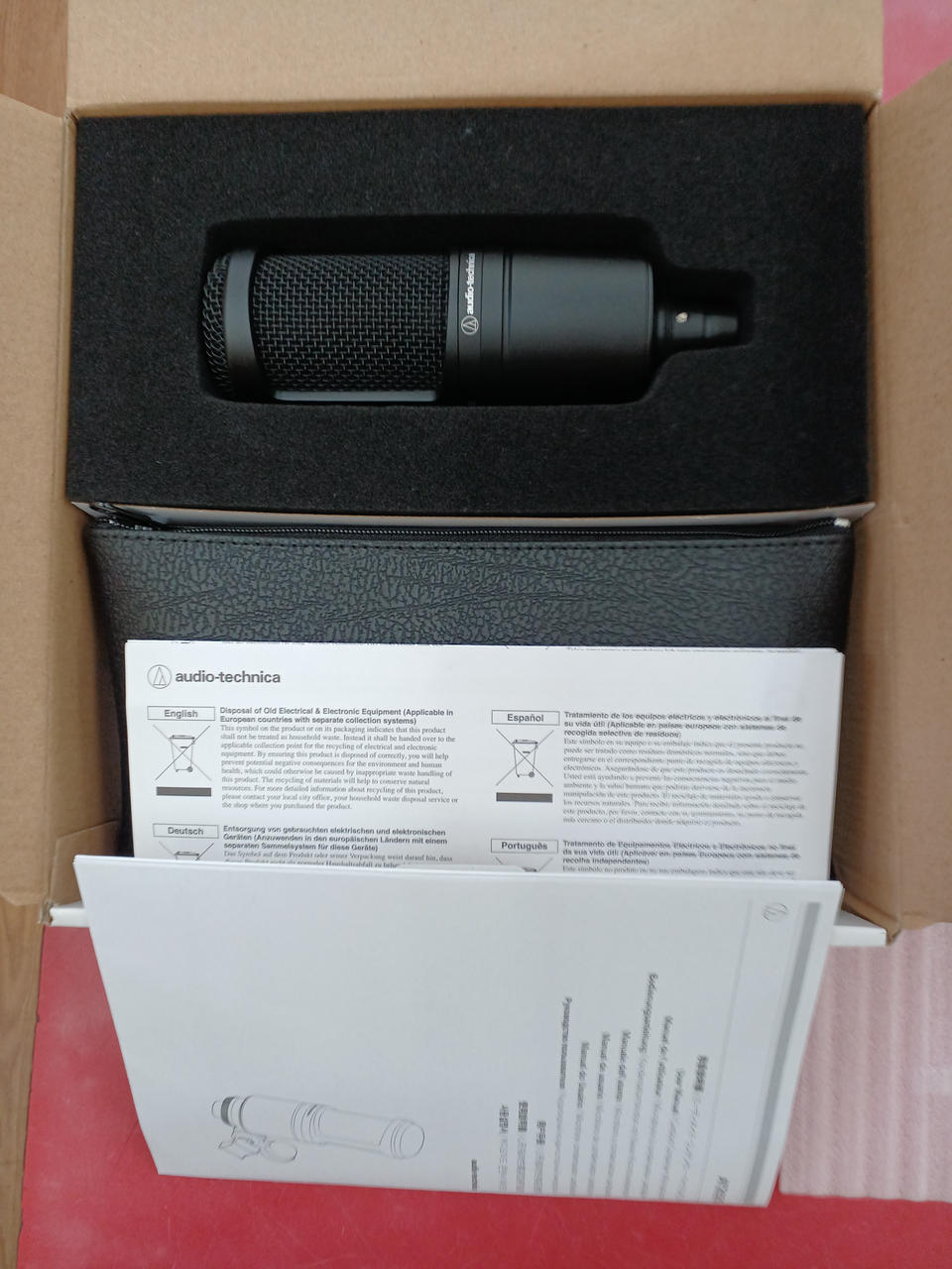Audio-Technica Condenser Microphone AT2020 - Banzai Thrifting | BanzaiHobby
