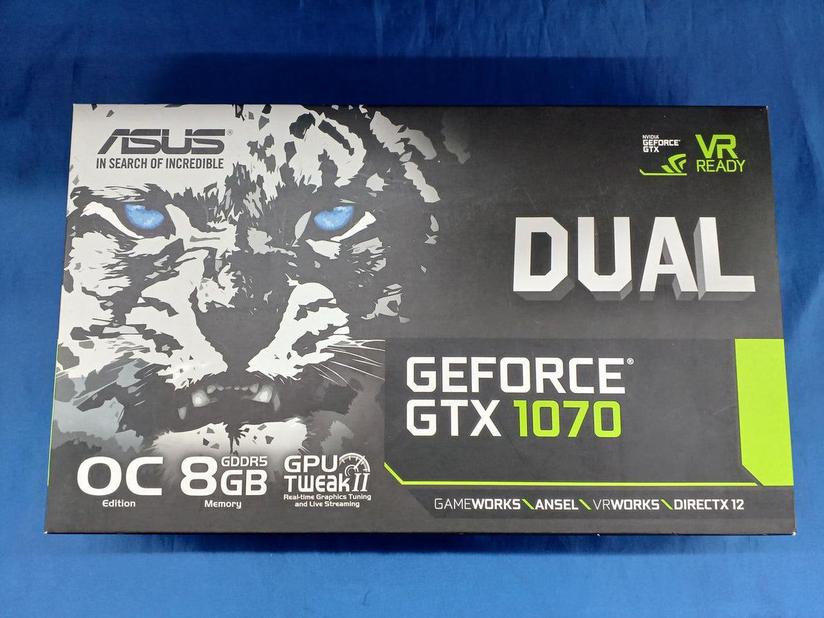 ASUS Graphics Card: DUAL-GTX1070-O8G - Banzai Thrifting | BanzaiHobby