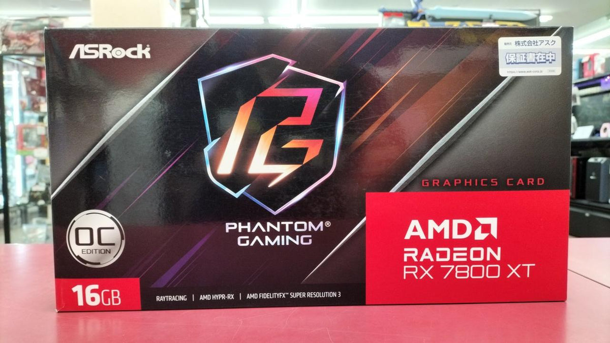 ASROCK Graphics Board RX7800XT PG 16GO