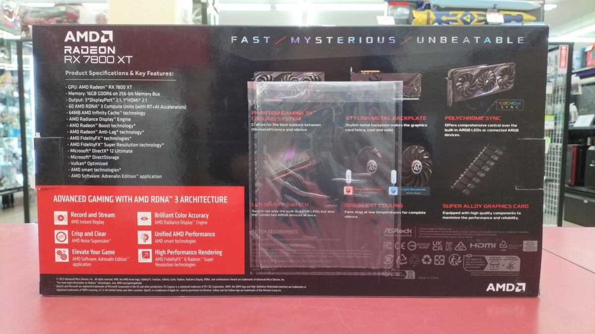 ASROCK Graphics Board RX7800XT PG 16GO