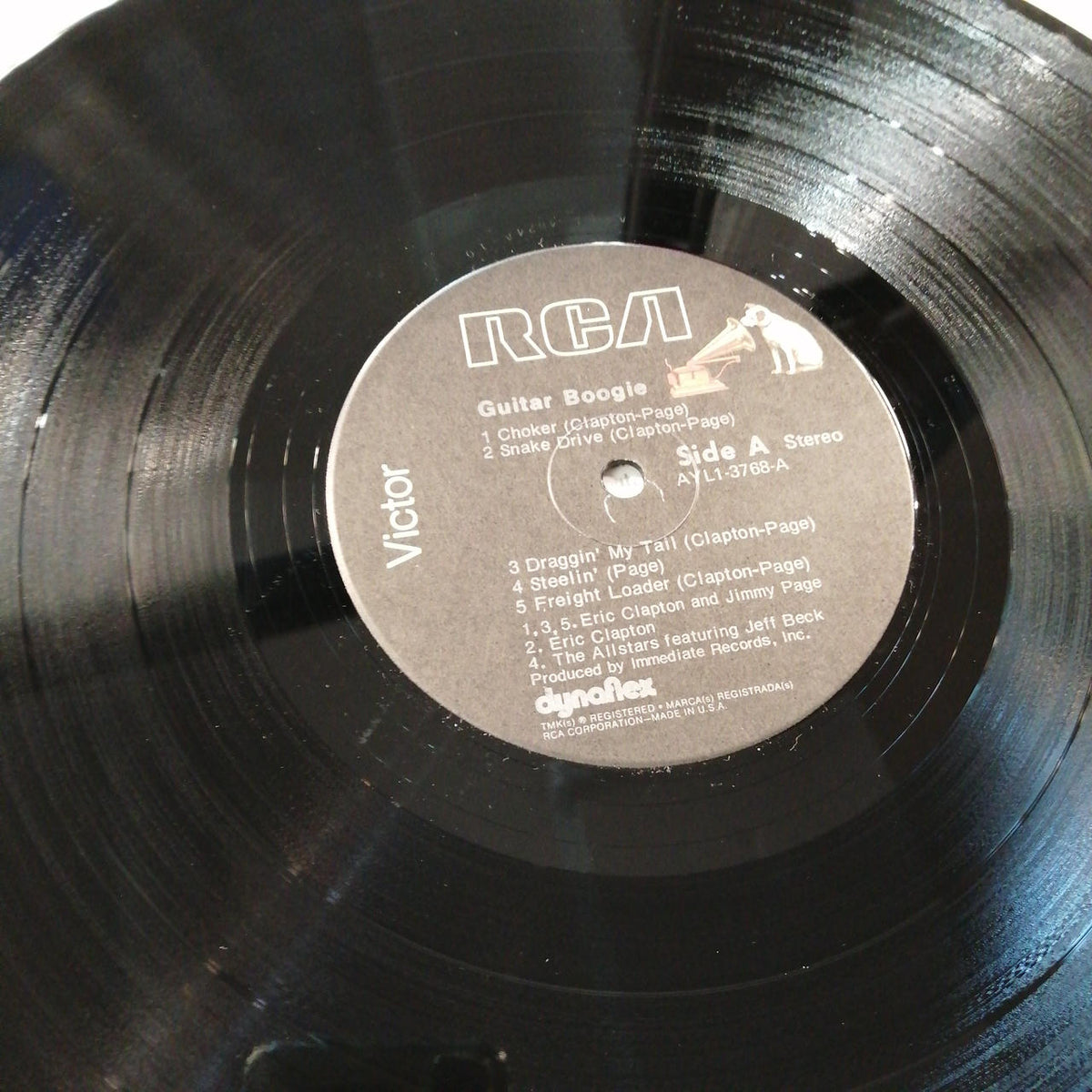RCA CORPORATION GUITAR BOOGIE/ERIC CLAPTON JEF AYL1-3768