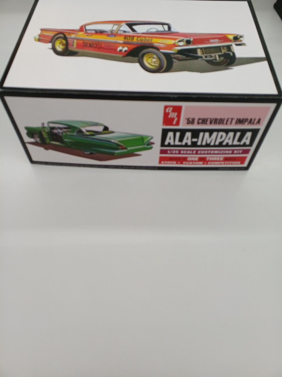 AMT 1/25 Plastic Model 1958 Chevy Impala Hardtop Ara Impala - Banzai Thrifting | BanzaiHobby