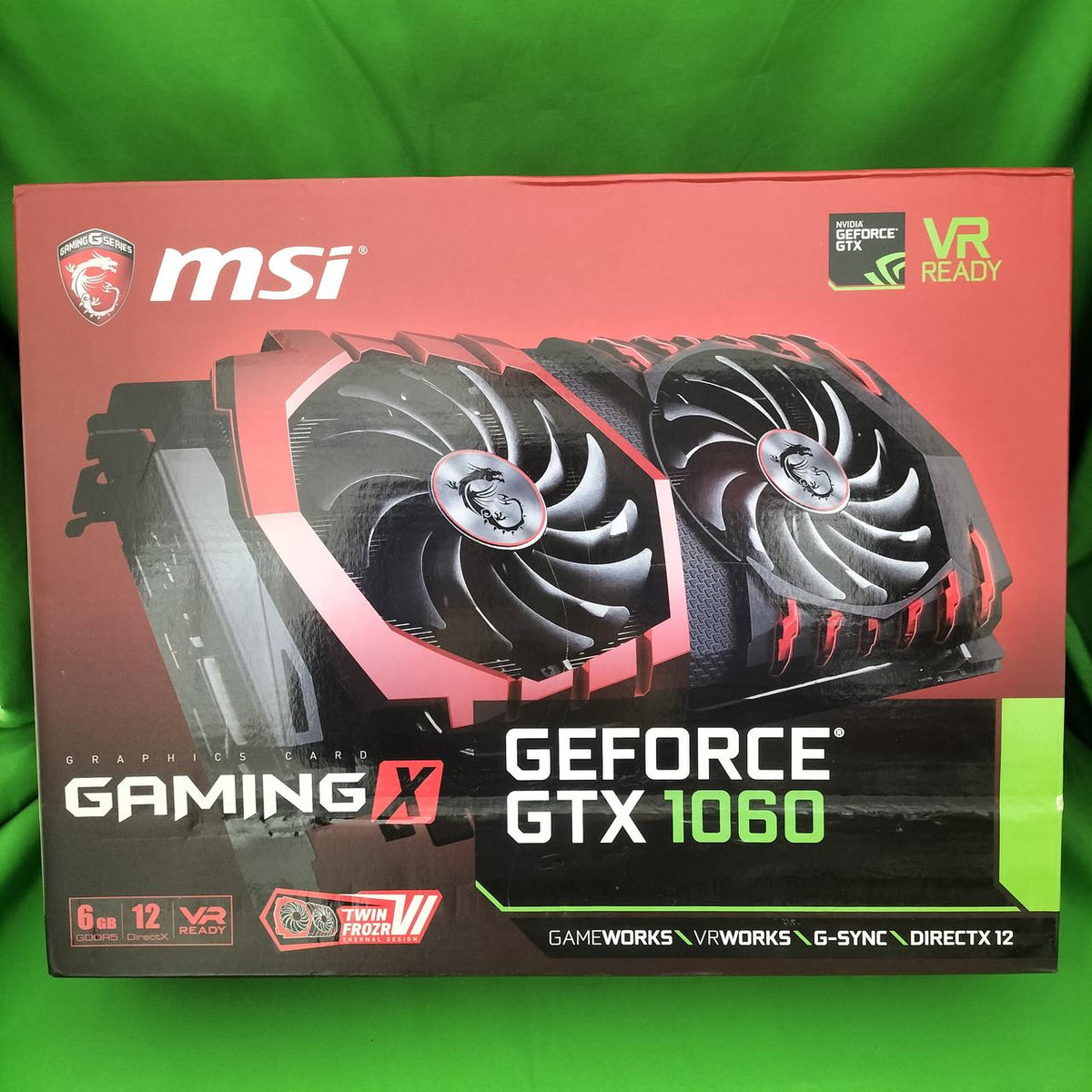 MSI PCI-EXPRESS Bus-Compatible NVIDIA Graphics Card GTX 1060 GAMING X 6G GDDR5