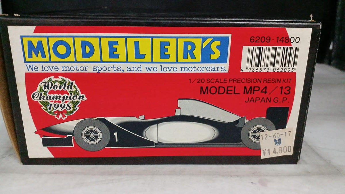 MODELER'S McLaren MP4/13 1/20 Resin Kit - Banzai Thrifting | BanzaiHobby