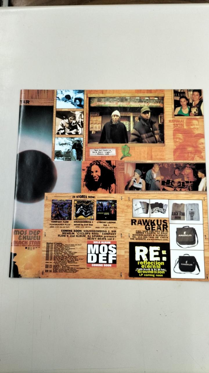 RAWKUS RECORDS LP　Mos Def & Talib Kweli　BLACK BLACK STAR