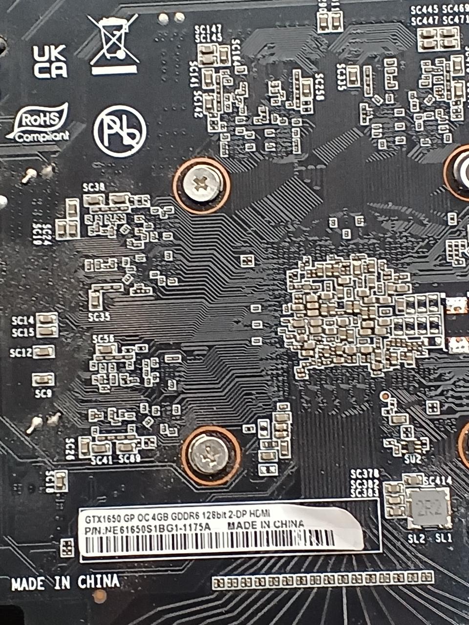 PALIT [GTX1650/4GB] Graphics Card GTX1650 4GB GP OC GDDR6 - Banzai Thrifting | BanzaiHobby