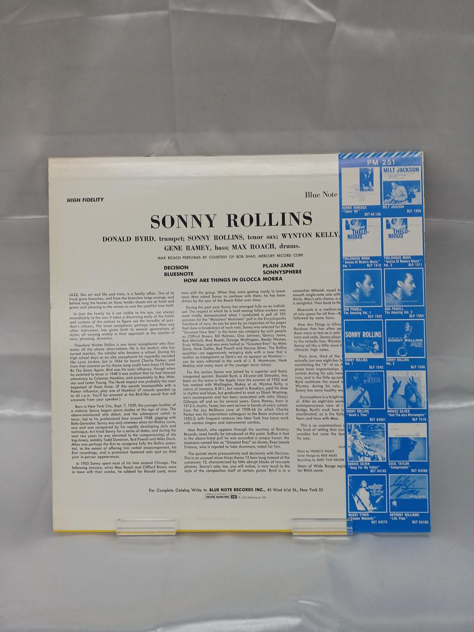 BLUE NOTE LP Record BLP 1542 "SONNY ROLLINS"