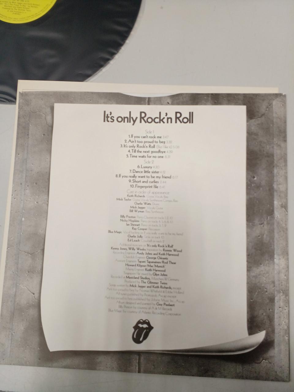 Warner Pioneer Western Music Rolling Stones / It's Only Rock 'n' Roll It's On