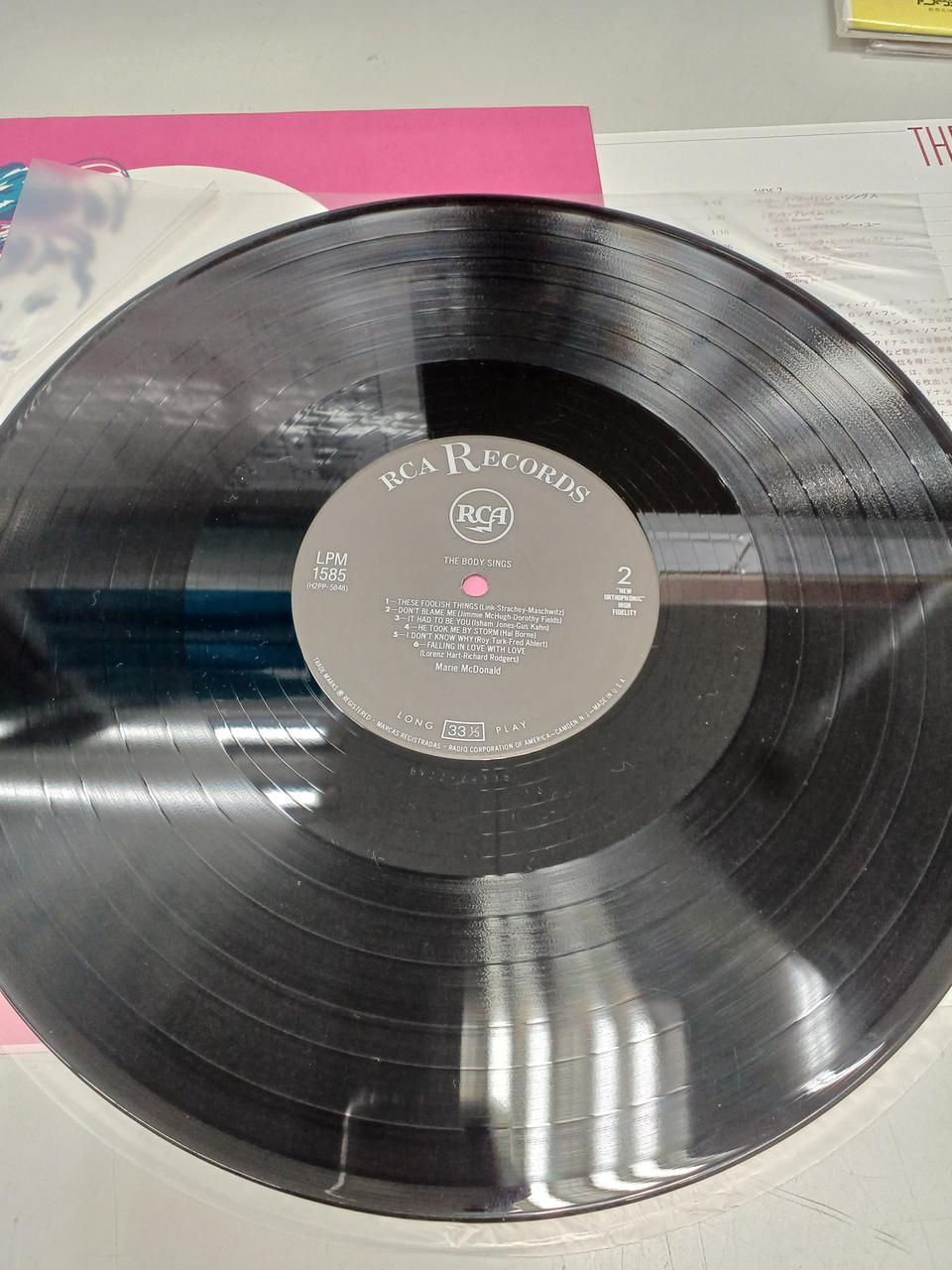 BMG VICTOR LP Record Marie MacDonald/Body Things