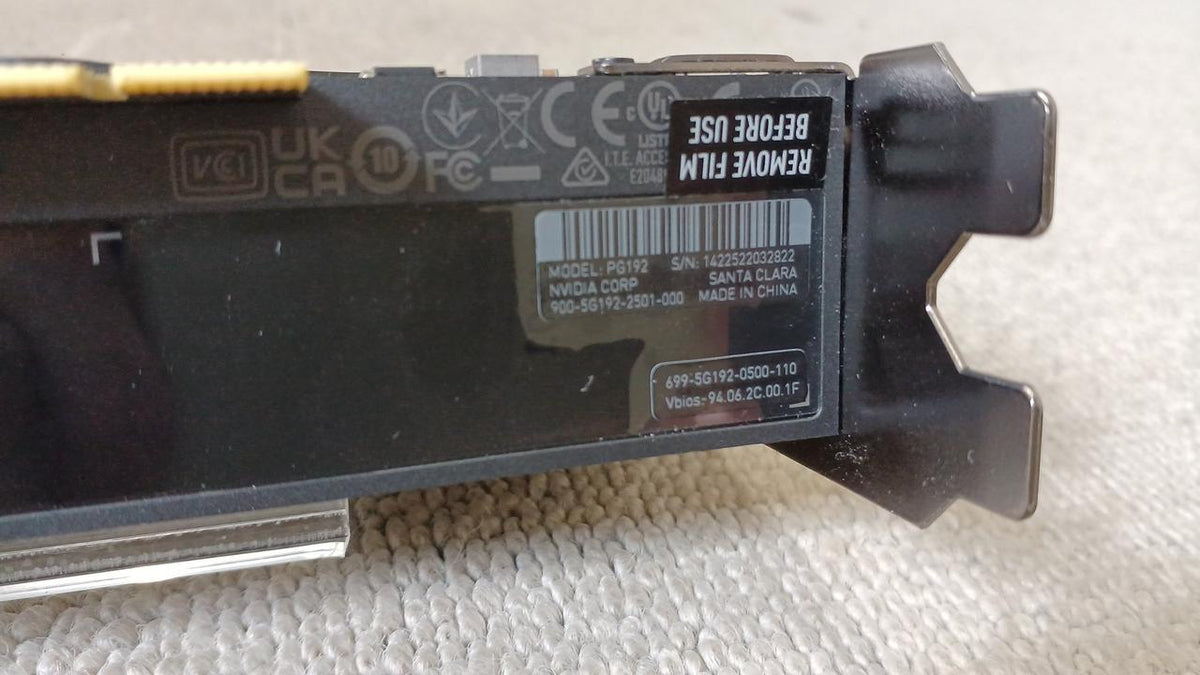 NVIDIA Graphics Board: NVRTX A2000 NVBOX