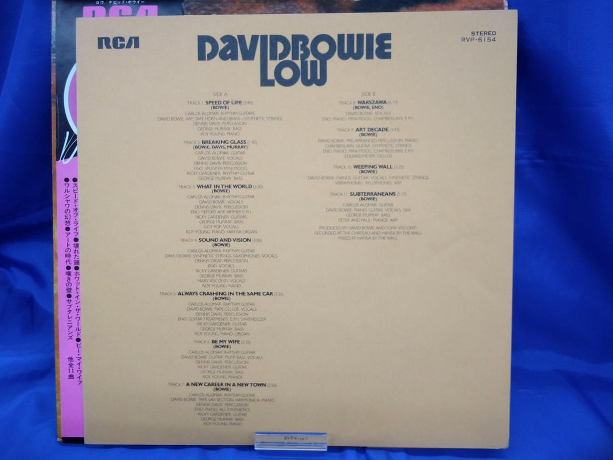 RVC David Bowie Low RVP-6154