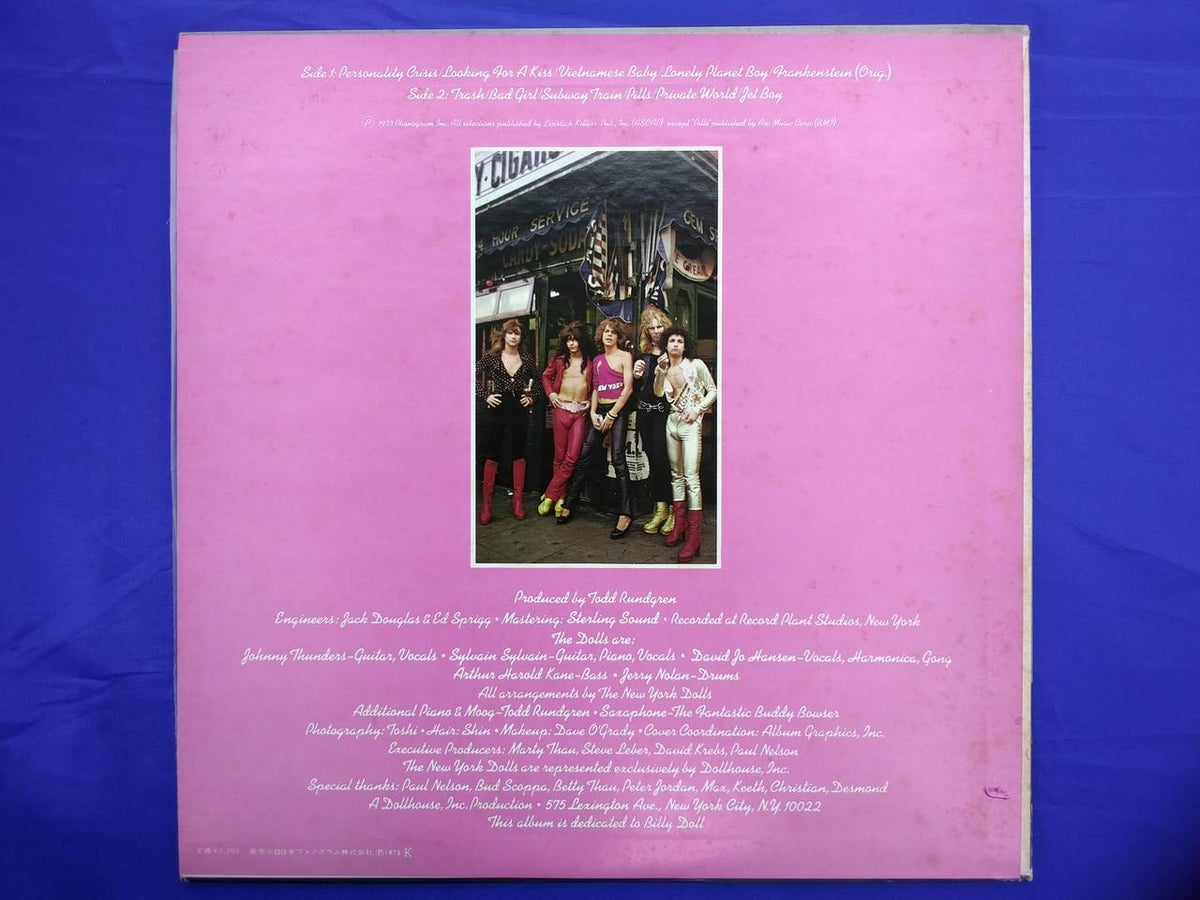 Mercury Records New York Dolls　ニューヨーク・ドールズ RJ-5103