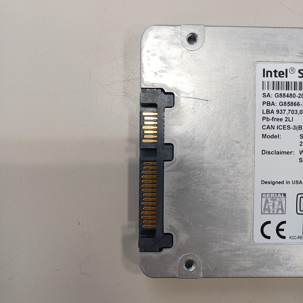 INTEL SSD(480GB) SSDSC2BW480A4