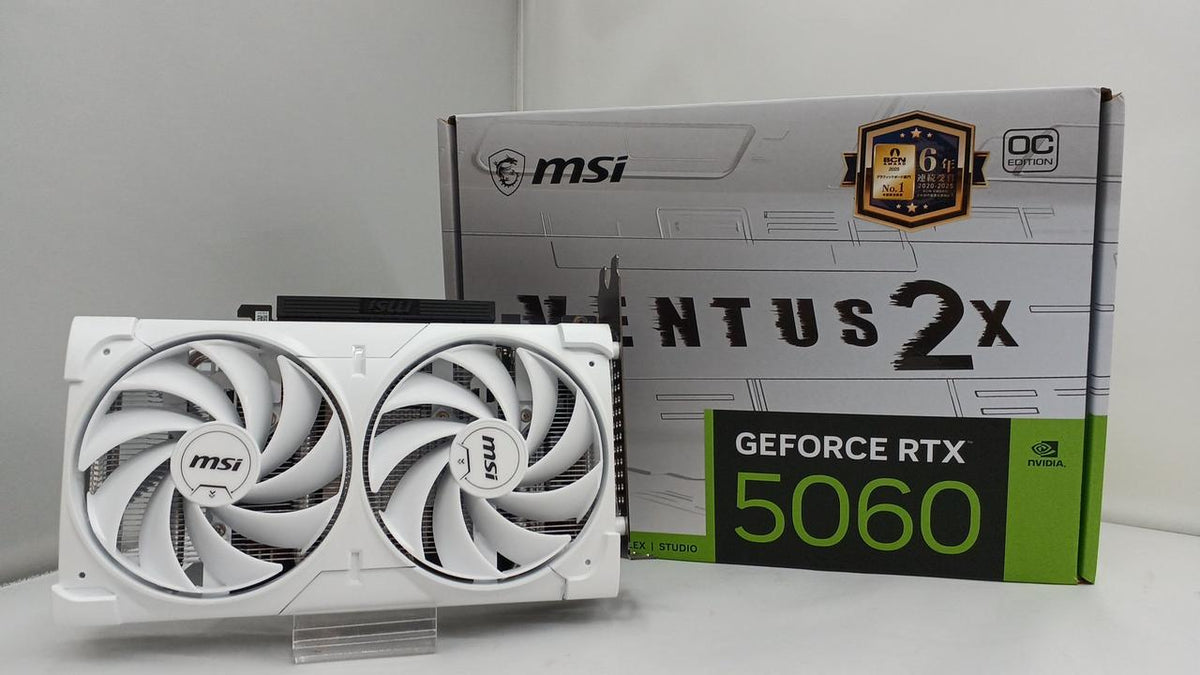 MSI Graphics Board: GeForce RTX5060 8G VENTUS 2X O