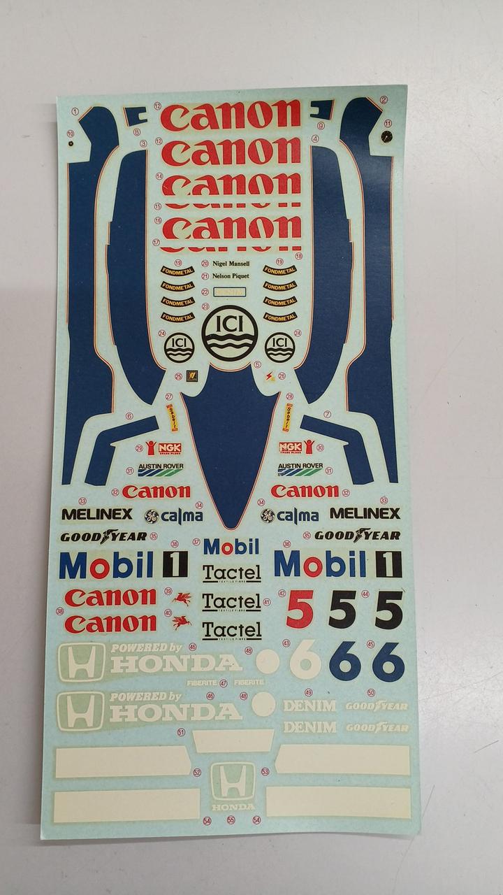 TAMIYA 1/20 Grand Prix Collection NO.19 Williams-Honda F-1 86 Champion Machine - Banzai Thrifting | BanzaiHobby