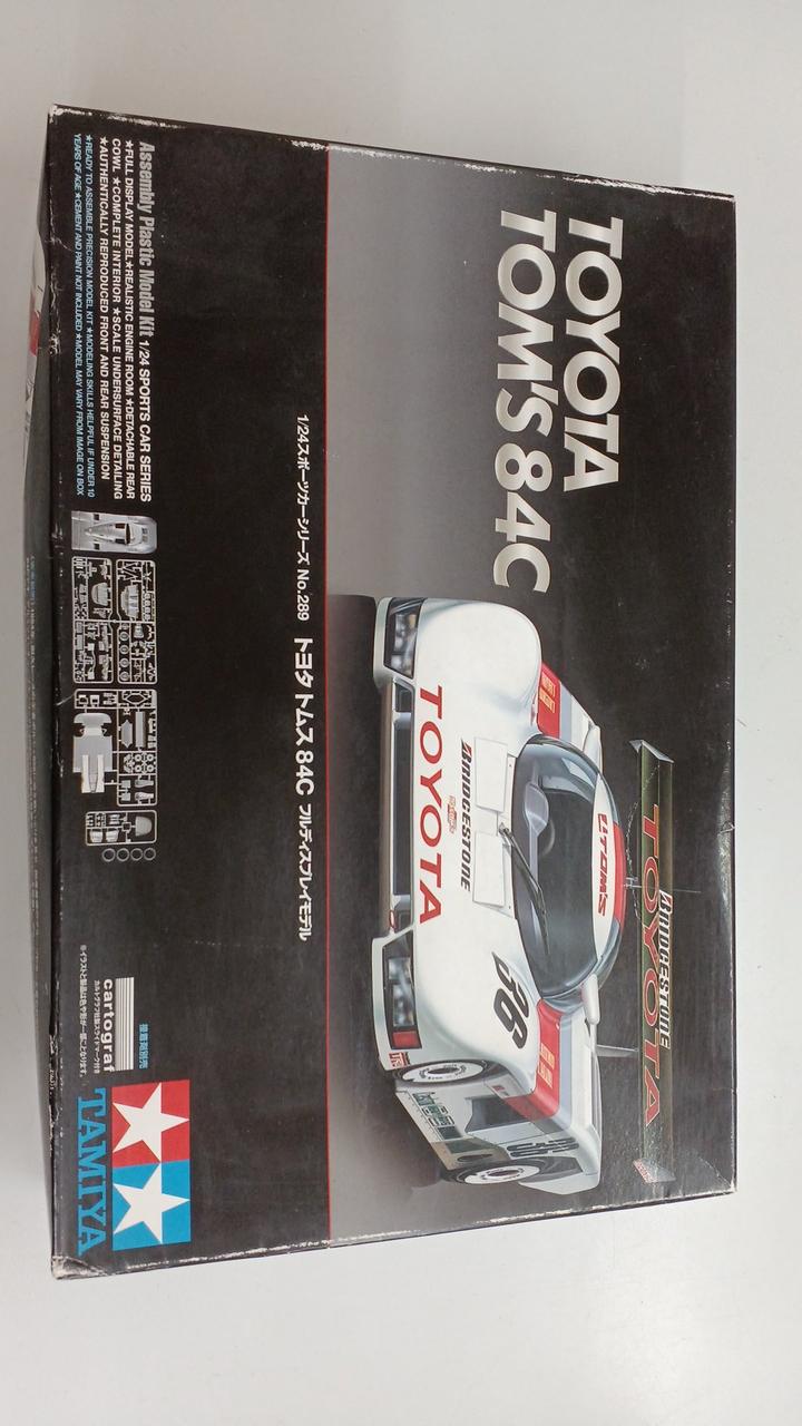 TAMIYA 1/24 Sports Car Series NO.289 TOYOTA TOM'S 84C Full Display Model - Banzai Thrifting | BanzaiHobby