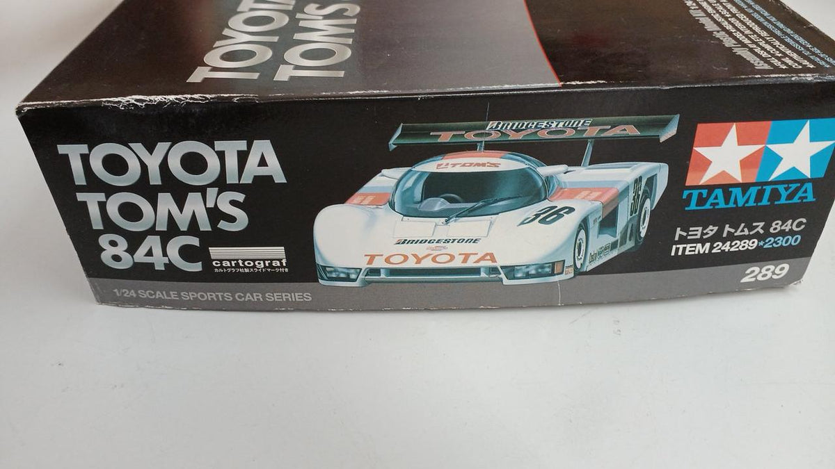 TAMIYA 1/24 Sports Car Series NO.289 TOYOTA TOM'S 84C Full Display Model - Banzai Thrifting | BanzaiHobby