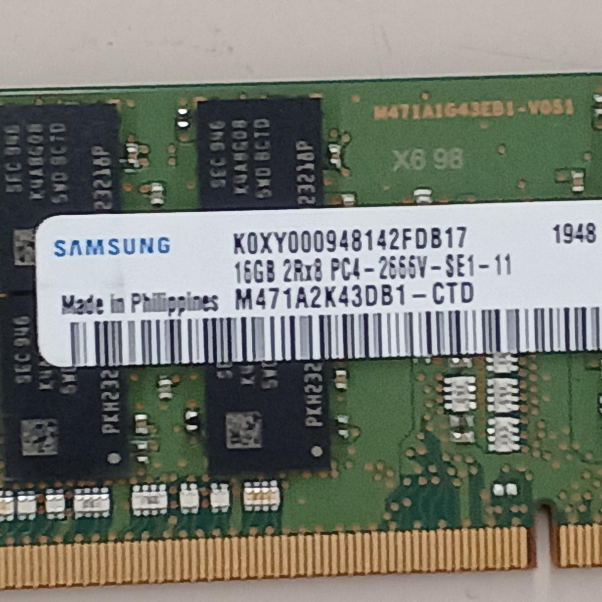 SAMSUNG DDR4 PM471A2K43DB1-CTD