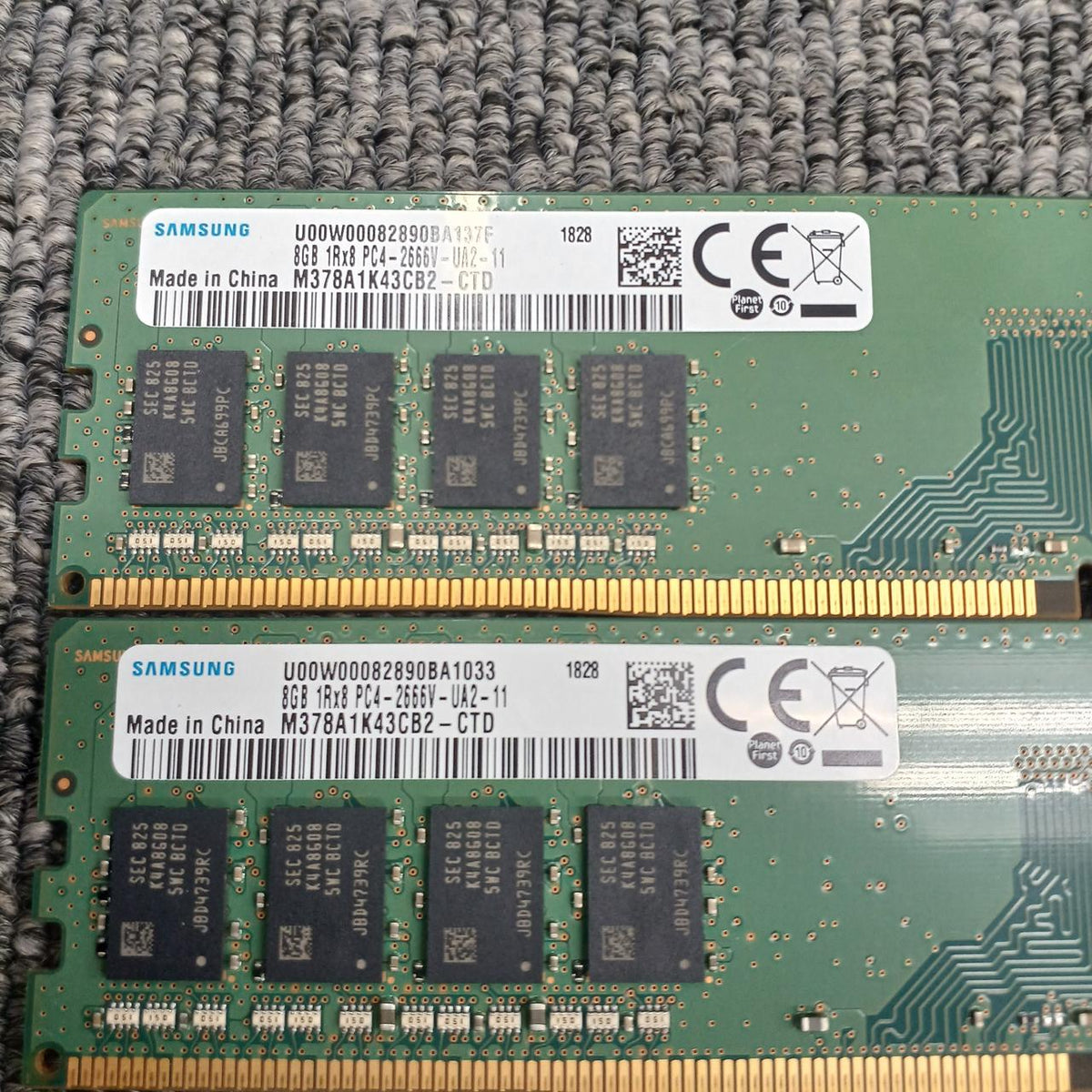 SAMSUNG DDR4 Memory M378A1K43CB2-CTD