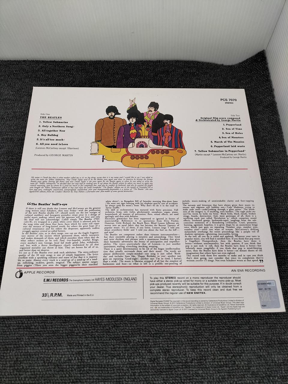 DeAGOSTINI LP Record BEATLES YELLOW SUBMARINE
