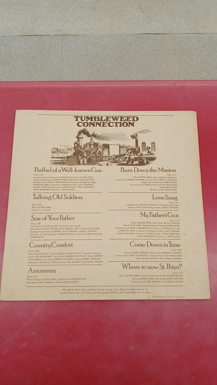 UMC Western Music ELTON JOHN/TUMBLEWEED CONNECTI