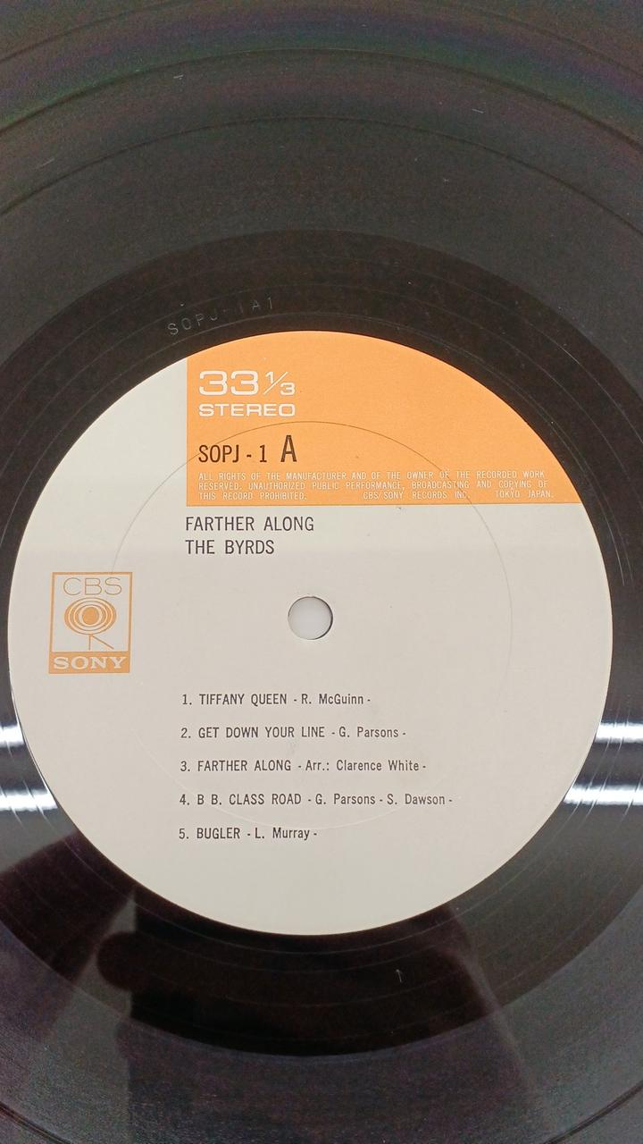 CBS Sony Western Music THE BYRDS/FARTHER ALONG