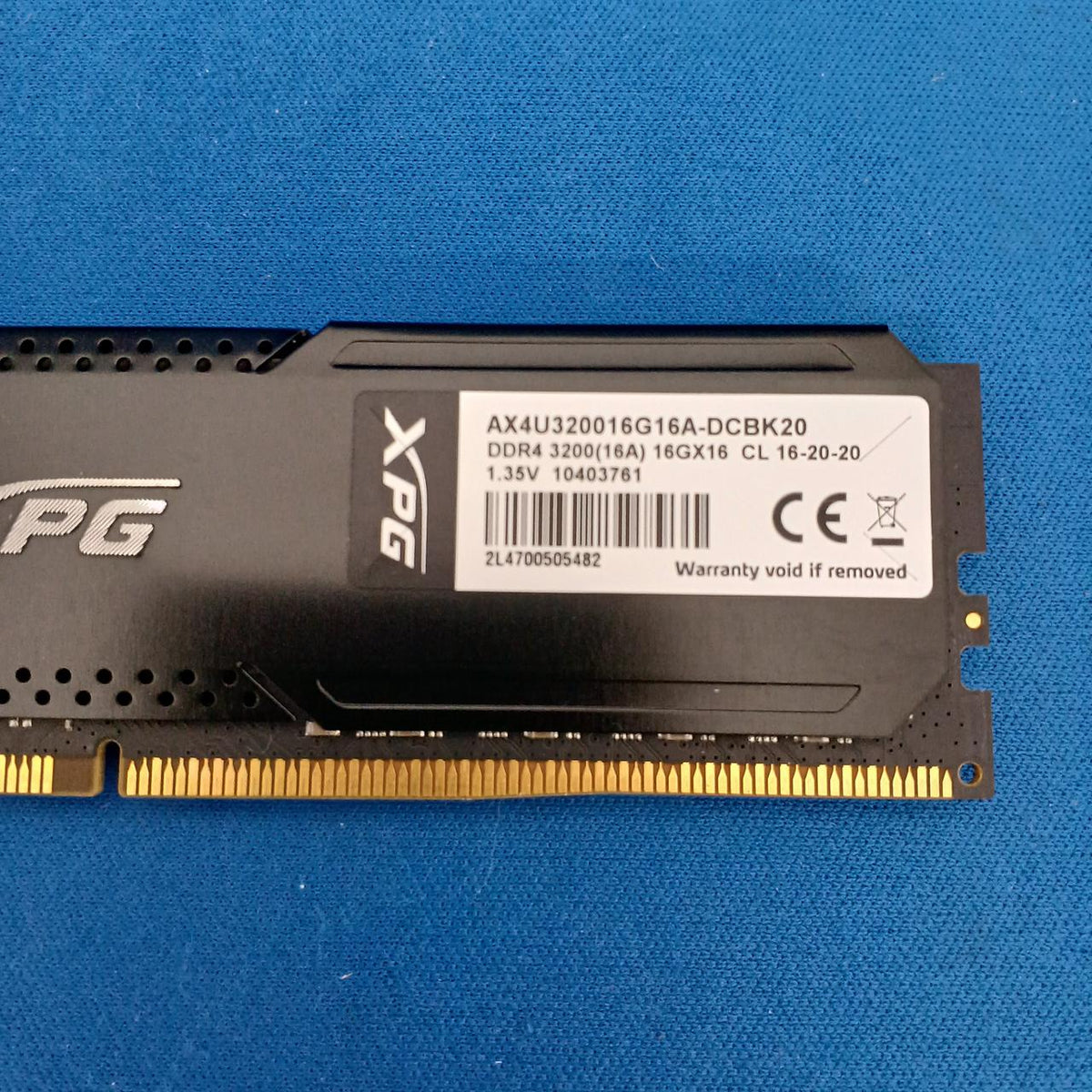 XPG DDR4/AX4U320016G16A-DCBK20 AX4U320016G16A-DCBK20