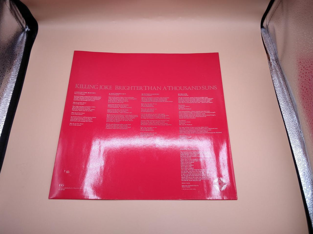 EG RECORDS LP Western Music BRIGHTER THAN A THOUSAND SUNS