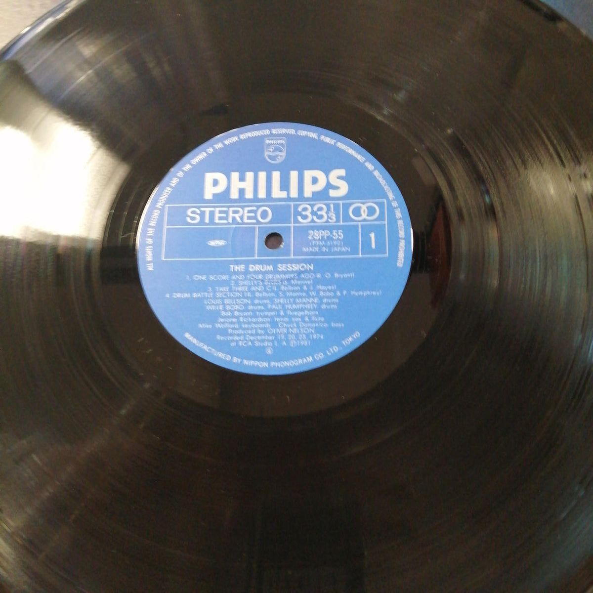 PHILIPS THE DRUM SESSION/LOUIS BELLSON 28PP-55