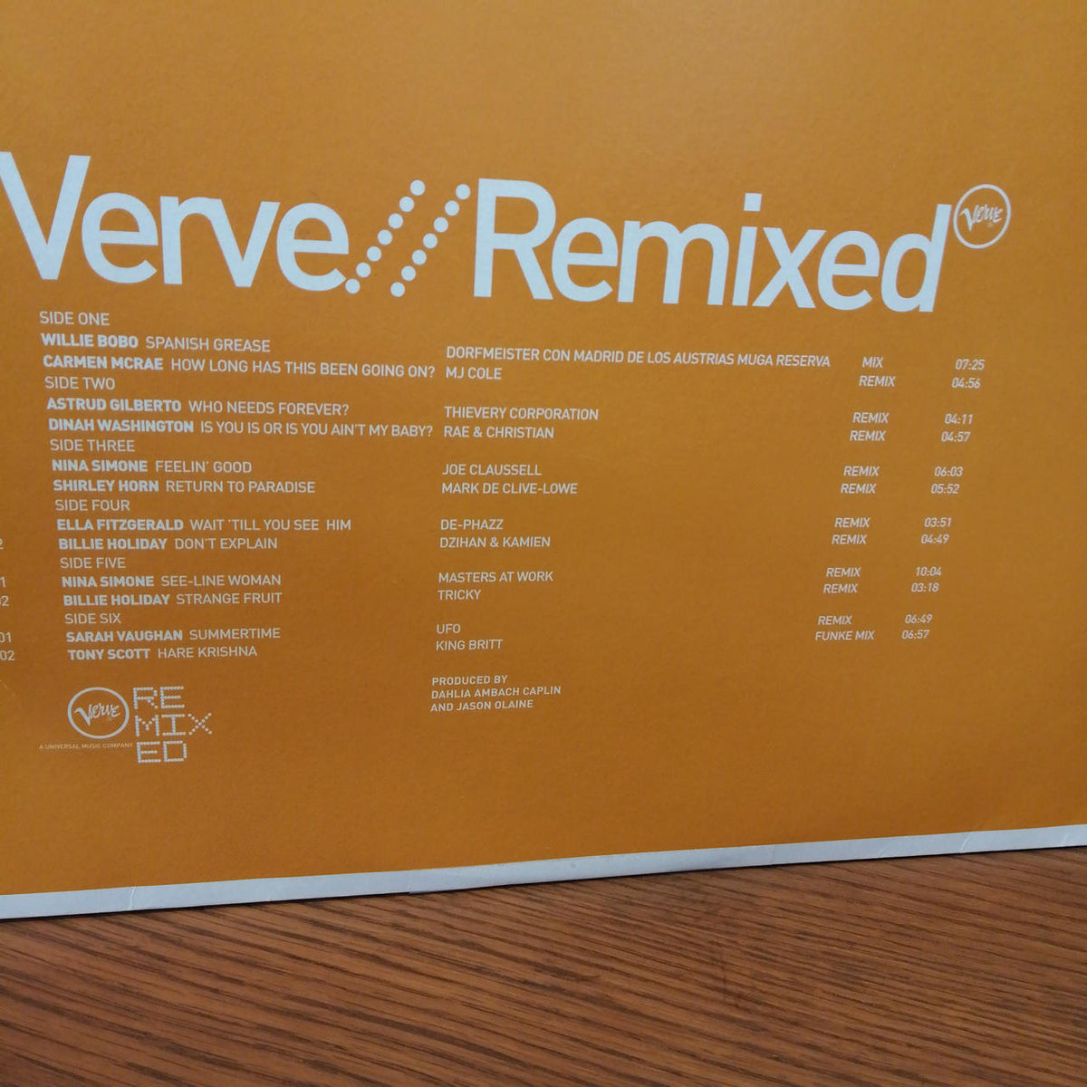 VERVE RECORDS VERVE // REMIXED 589 606-1