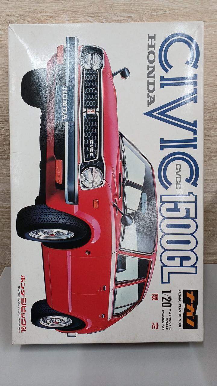 NAGANO PLASTIC MODEL (Nagano) 1/20 Scale Plastic Model HONDA CIVIC 1500GL
