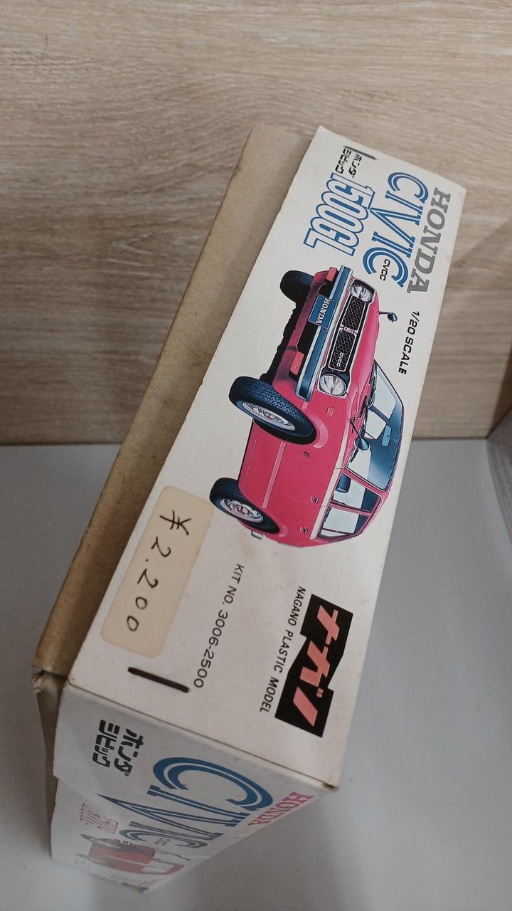 NAGANO PLASTIC MODEL (Nagano) 1/20 Scale Plastic Model HONDA CIVIC 1500GL