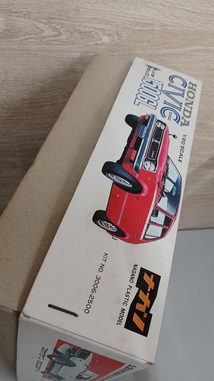 NAGANO PLASTIC MODEL (Nagano) 1/20 Scale Plastic Model HONDA CIVIC 1500GL