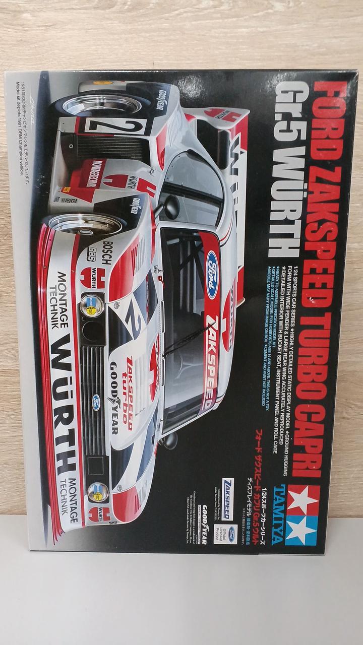 TAMIYA 1/24 Sports Car Series Display Model Ford Zakuspeed Capri GR.5 Ultra