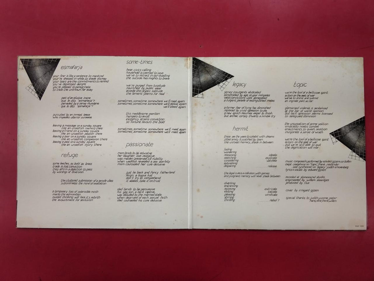 MADRIGAL LP Western Music VISTA MAD 1009