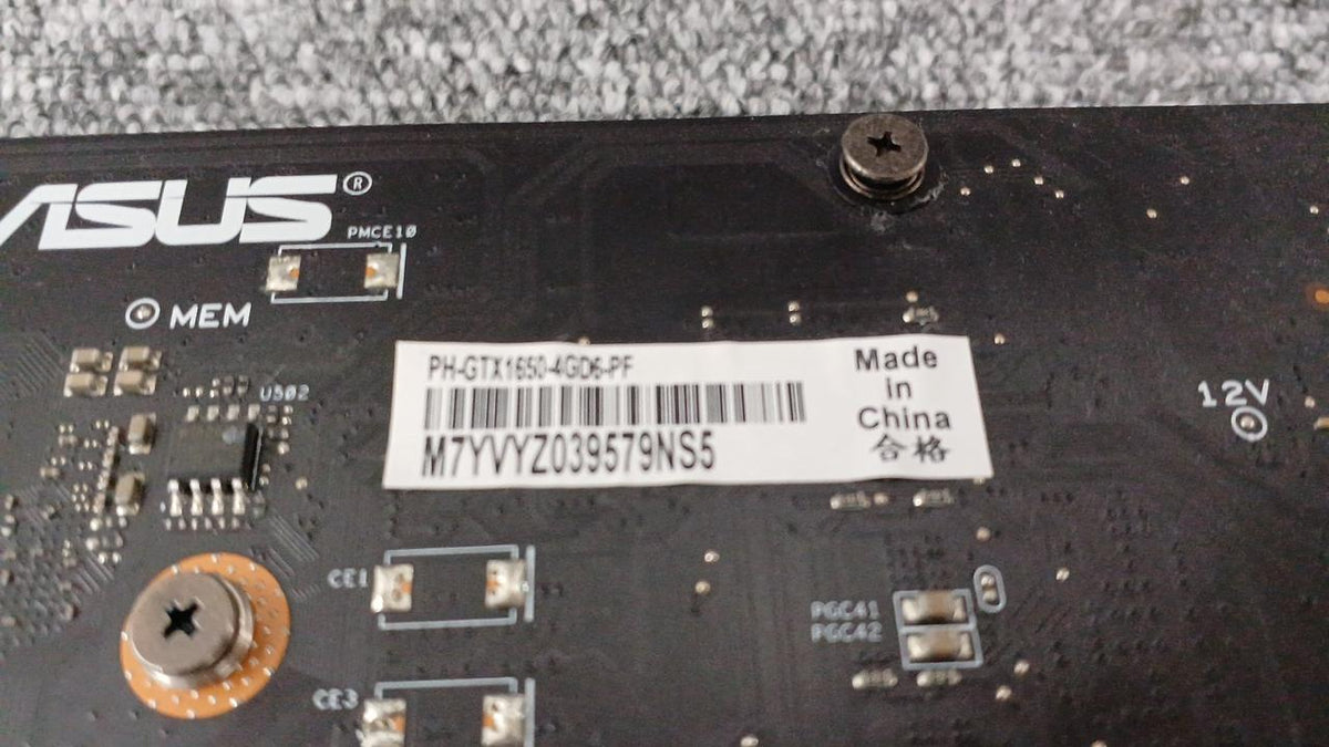 ASUS Graphics Card PH-GTX1650-4GD6