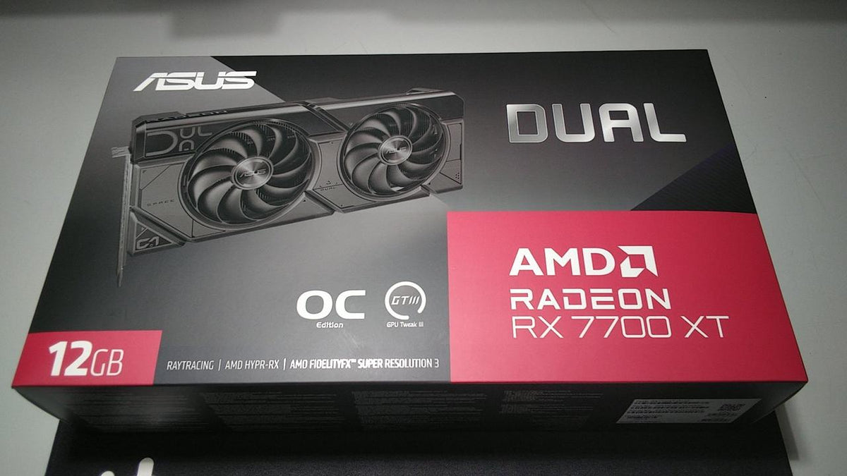 ASUS Graphics Card: DUAL-RX7700XT-O12G