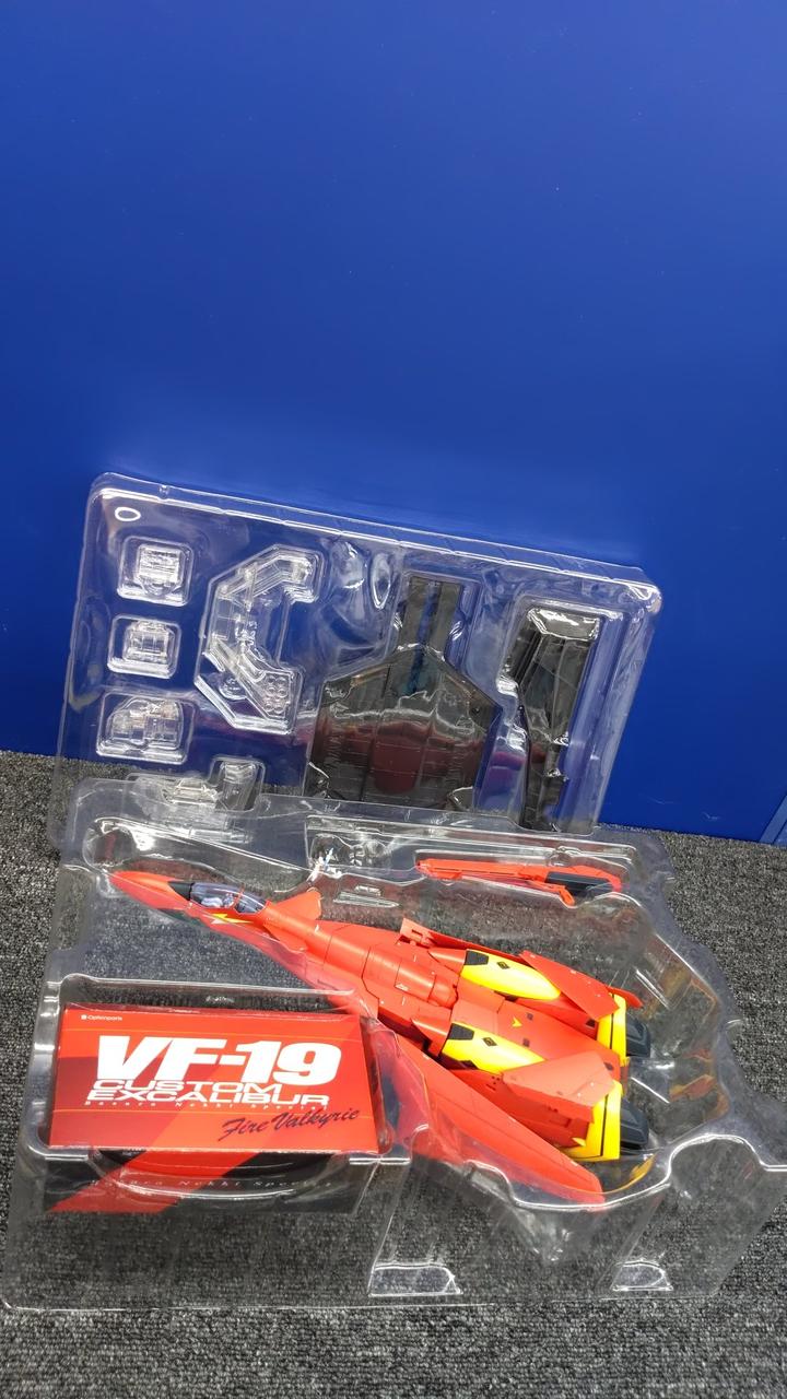 BANDAI DX Chogokin VF-19 Modified Excalibur Heatset Basara Special